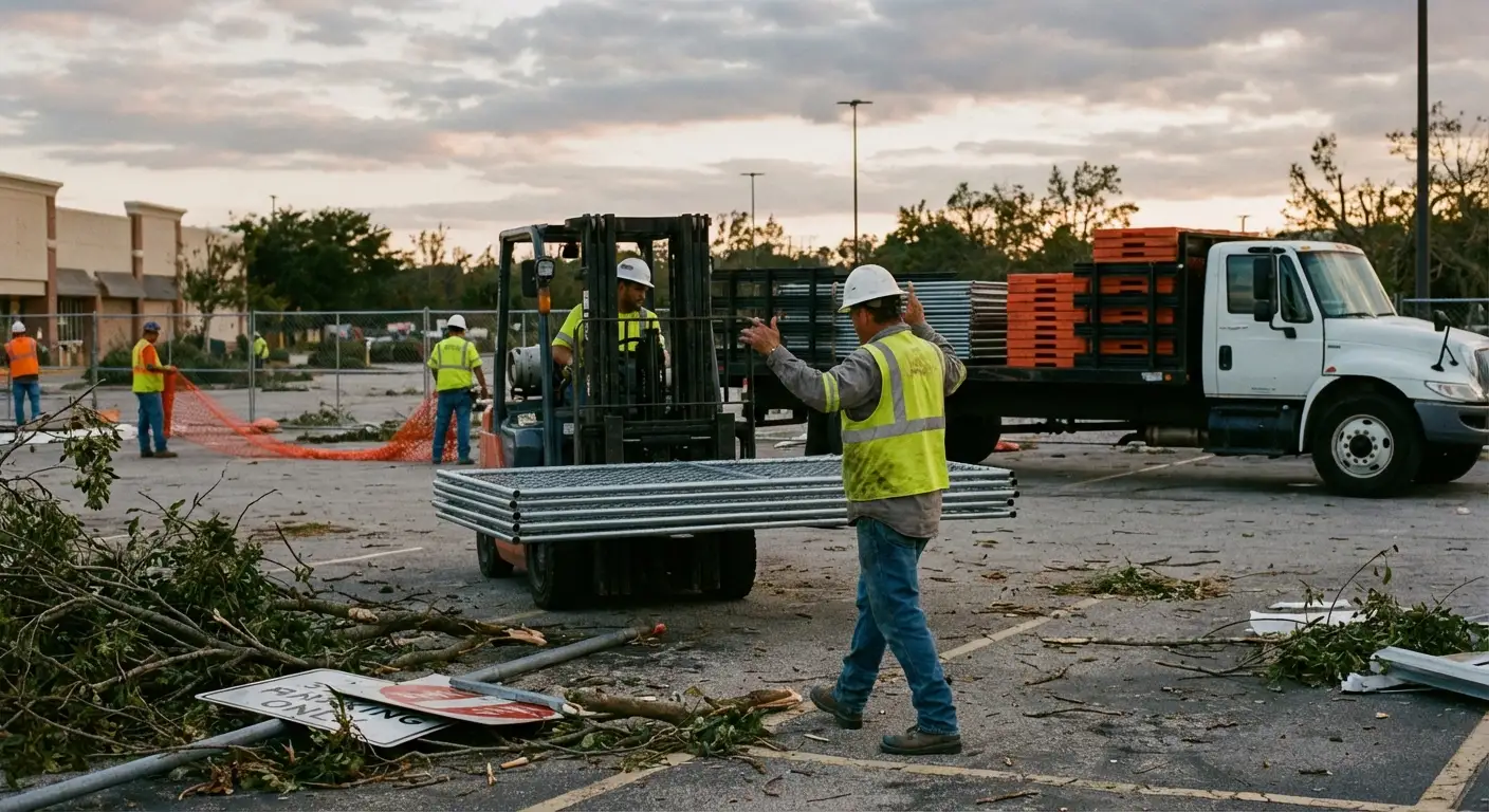 Emergency fencing deployment in Royal Oak, MI