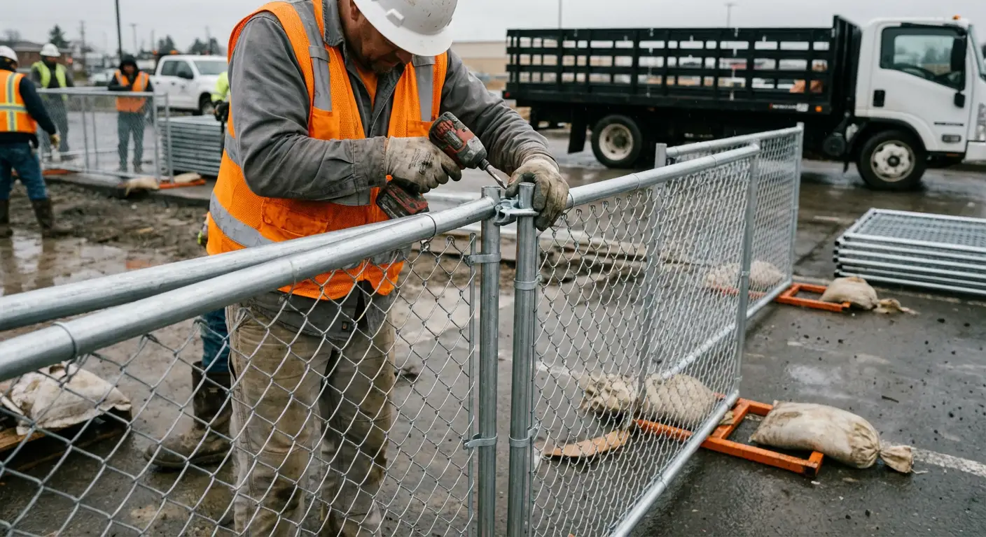 Physical security fencing for site investigation in Royal Oak, MI