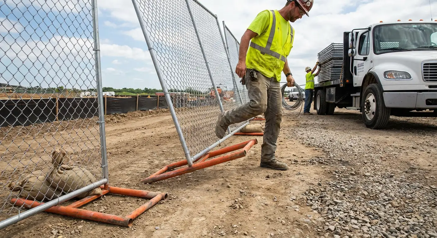 Diagram showing common crowd control barrier failure points in Royal Oak, MI