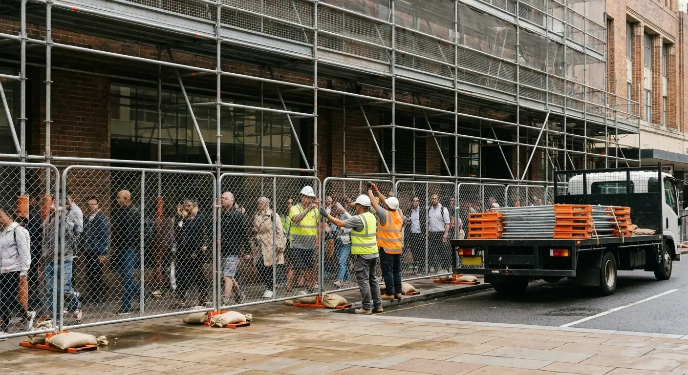 Retail Renovation Safety Zones in Royal Oak, MI