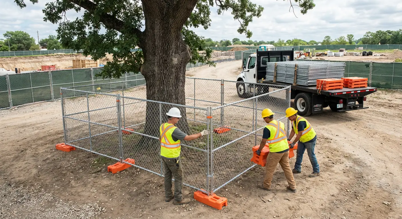 Temporary gate rental and secure perimeter fencing in Royal Oak, MI